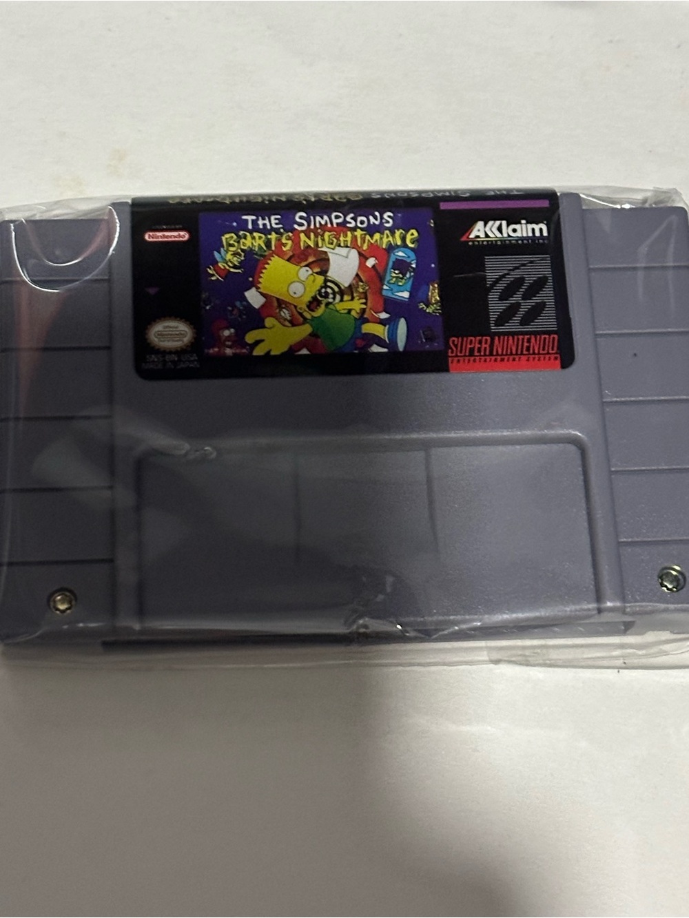The Simpsons: Bart's Nightmare Super Nintendo